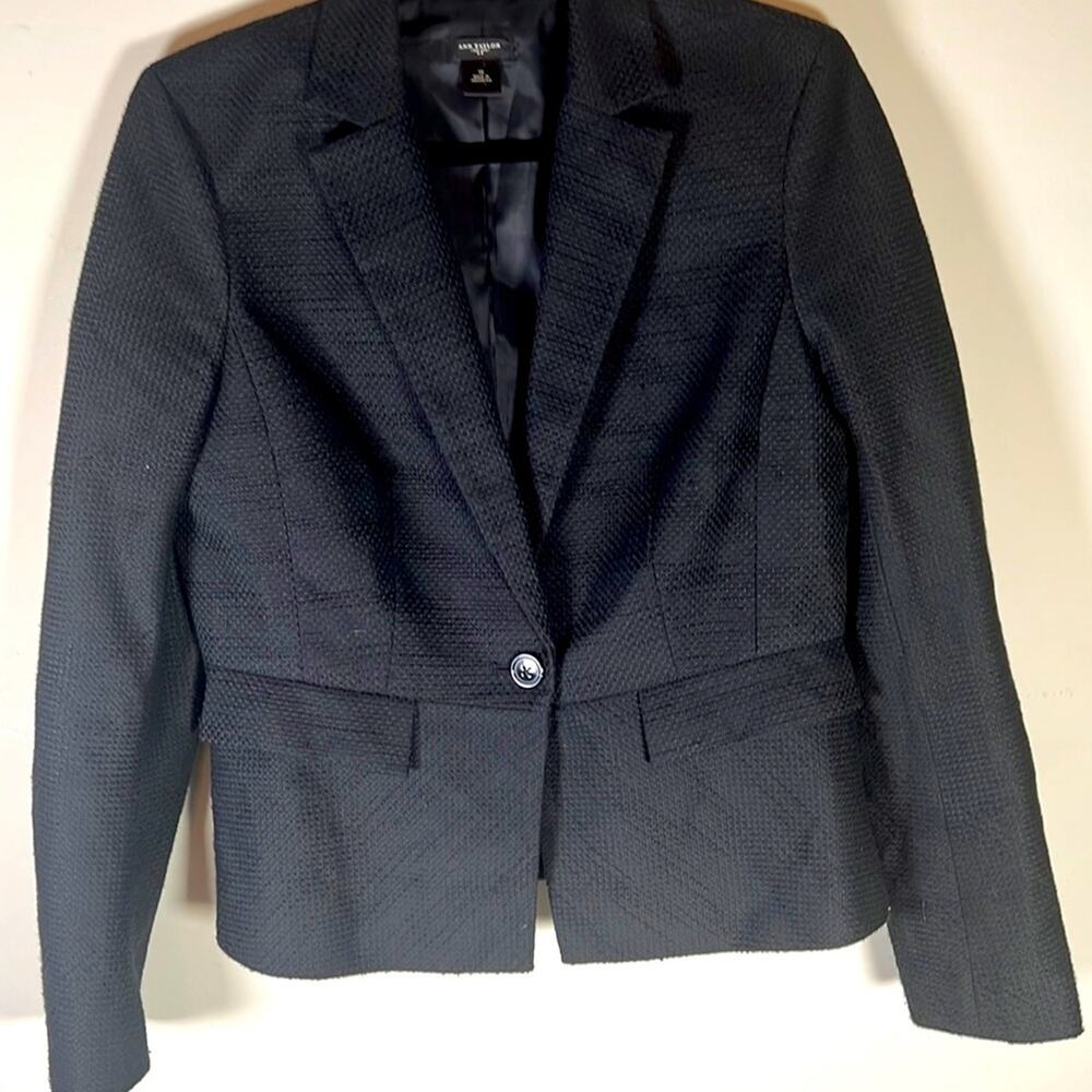 Ann Taylor Black suit jacket size 10